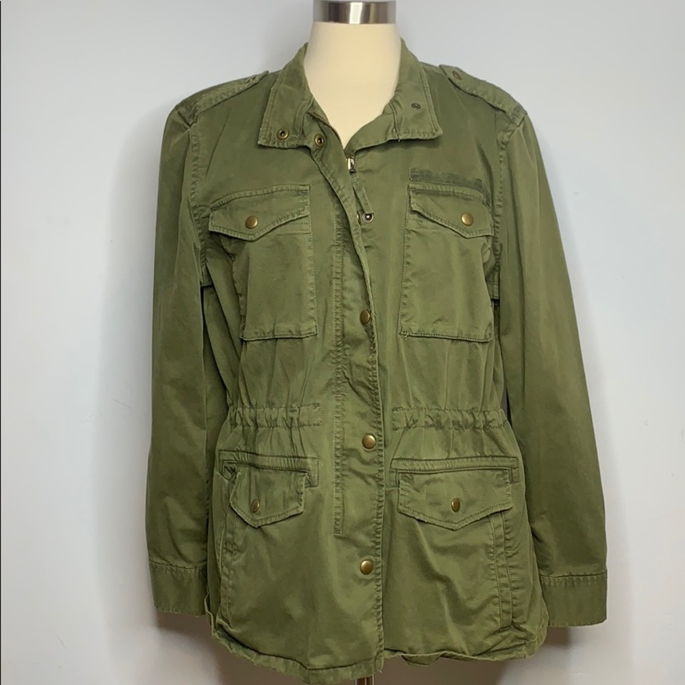 Gap Women's Olive Green Utility Jacket - image 1